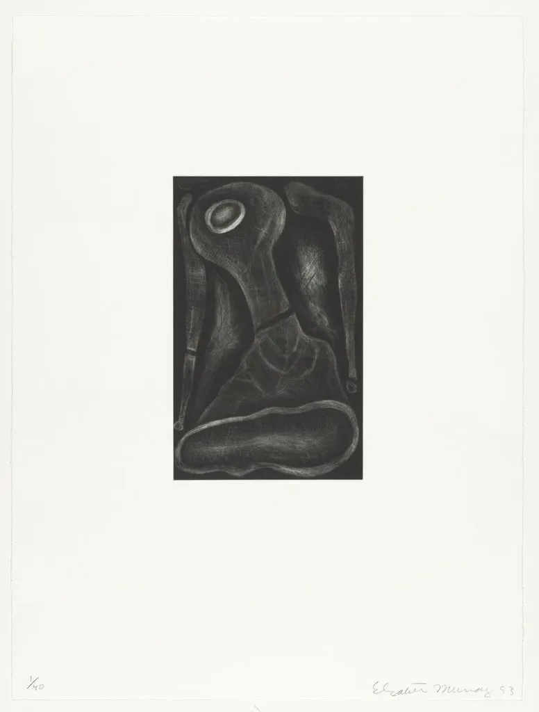 Untitled, by Elizabeth Murray, ink, 1993