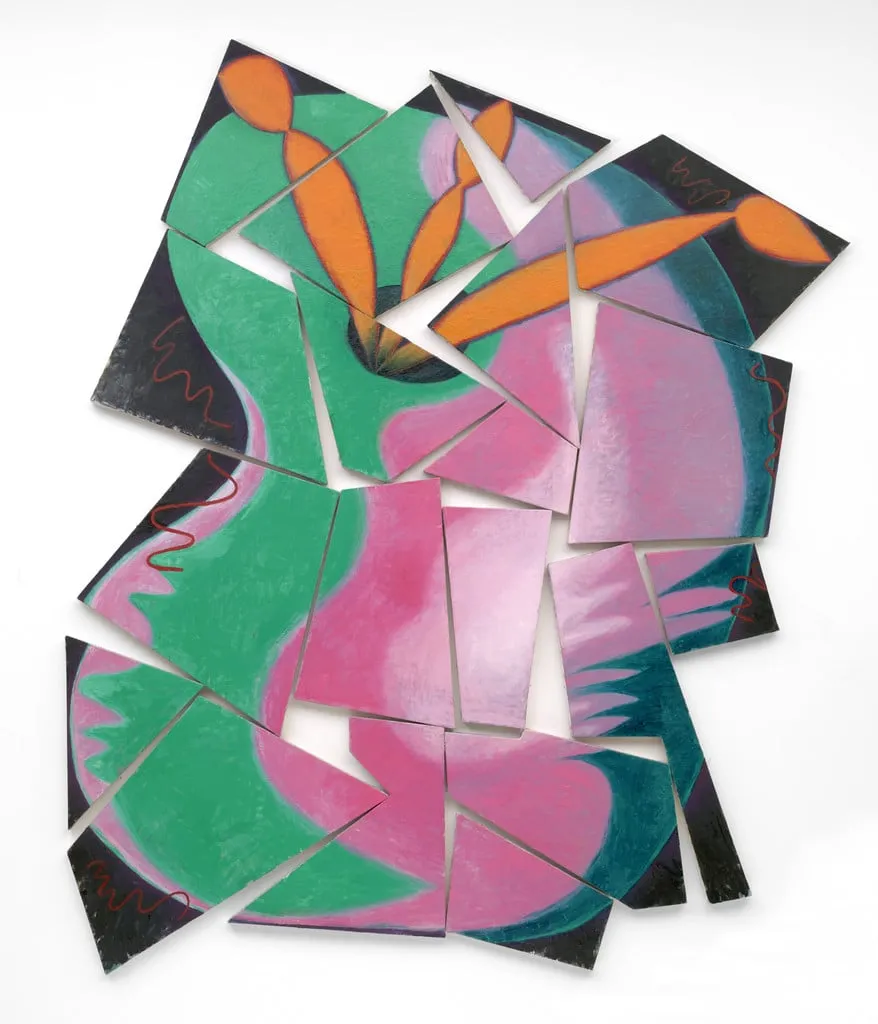 Untitled, by Elizabeth Murray, oil, 1981
