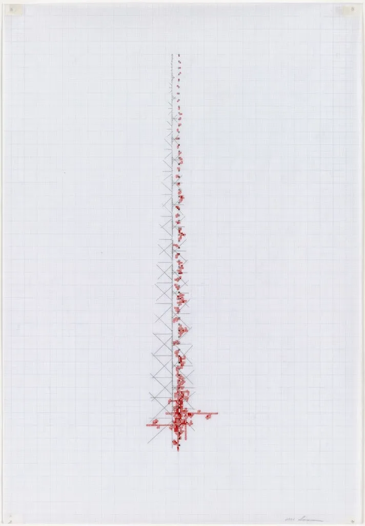 Untitled, by Elizabeth Simonson, graphite, 2001