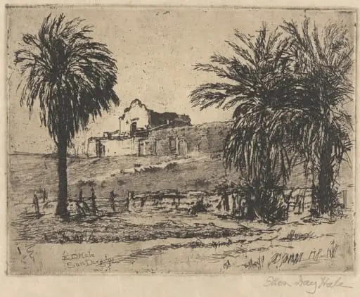 Mission San Diego, by Ellen Day Hale