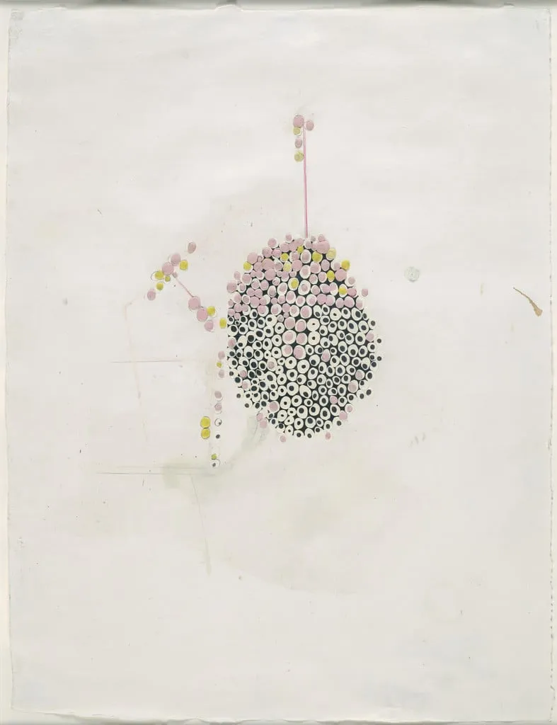Untitled, by Ellen Gallagher, graphite, 2000