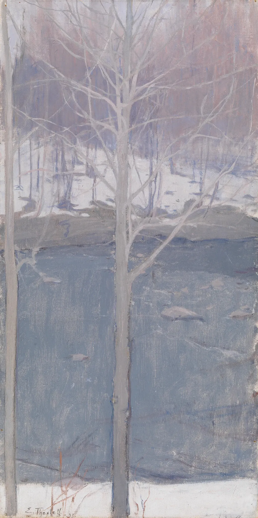 Aspens, by Ellen Thesleff, oil, 1897