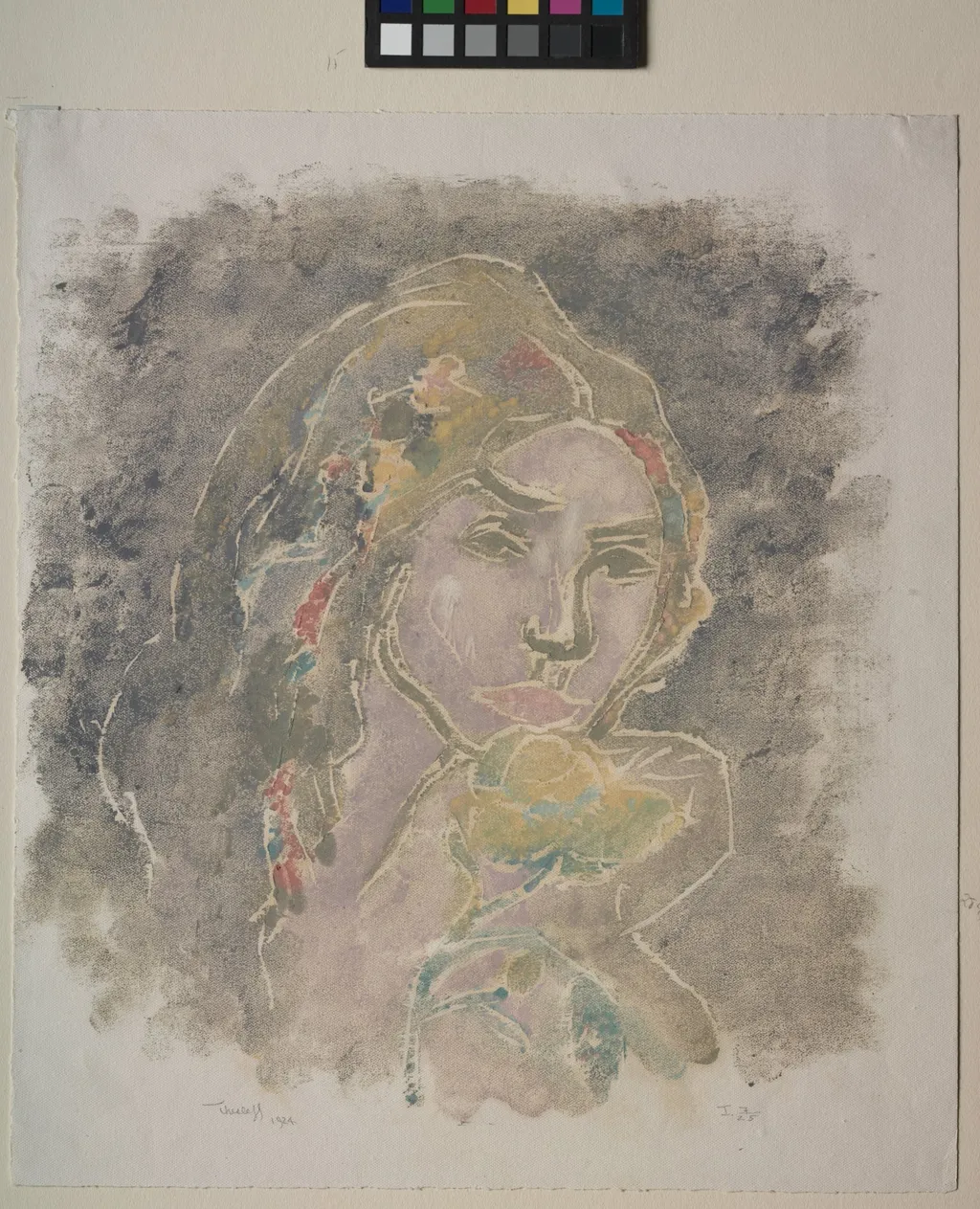 Girl's Head, by Ellen Thesleff, 1924
