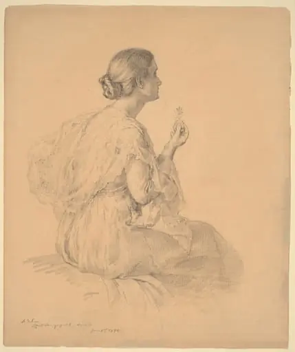 Portrait of the Artist's Wife, by Elliott Daingerfield