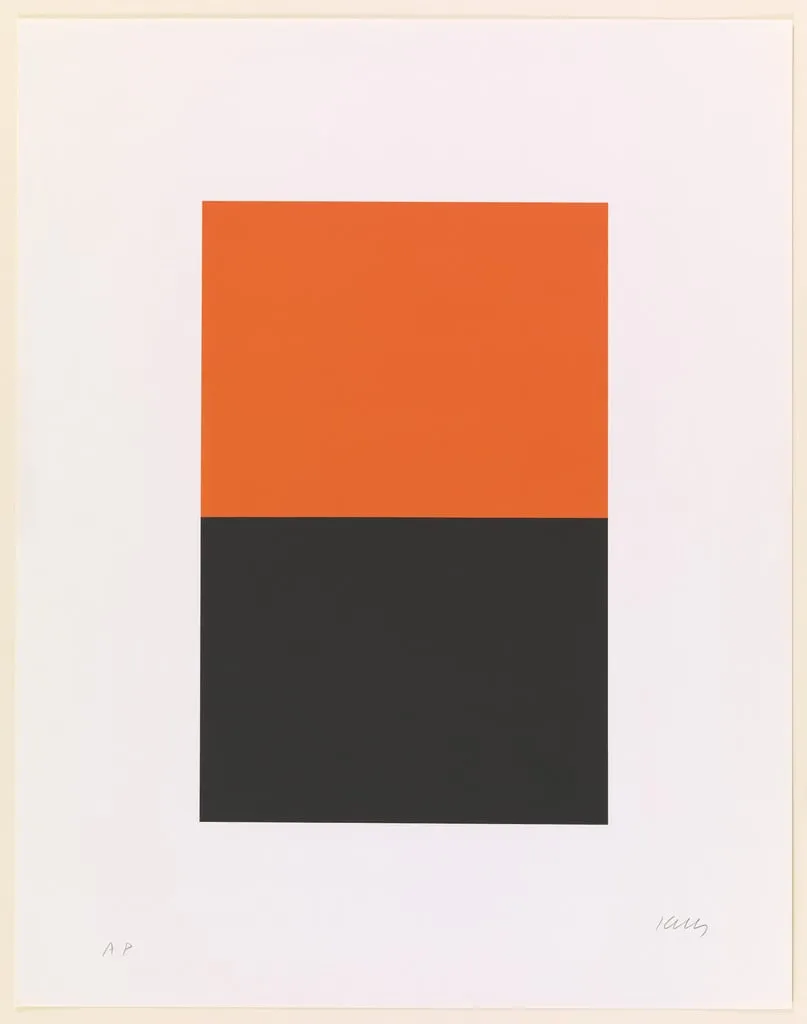 Untitled, by Ellsworth Kelly, ink, 1972
