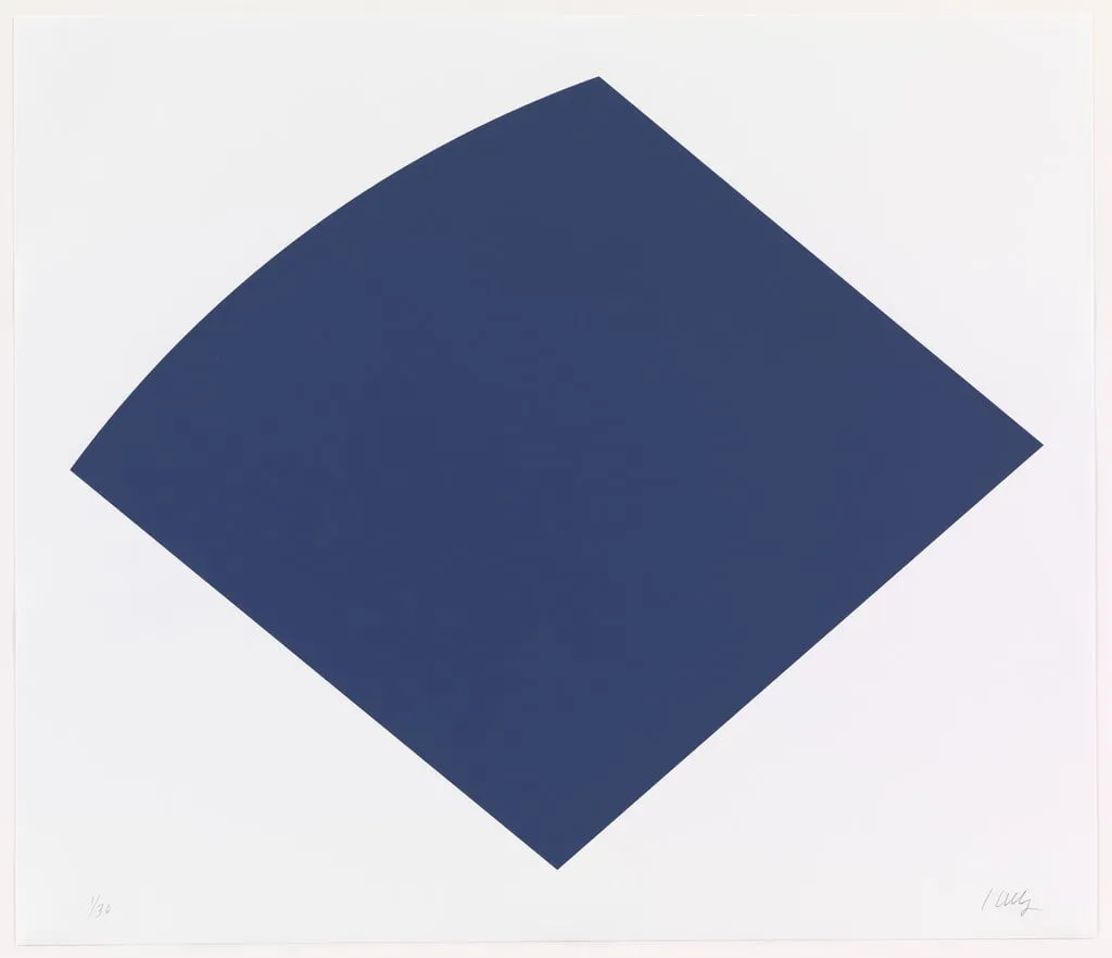 Untitled, by Ellsworth Kelly, ink, 1995