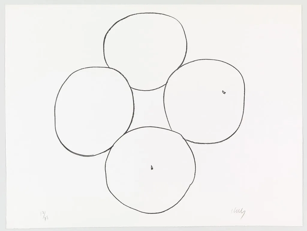 Untitled, by Ellsworth Kelly, ink, 1966