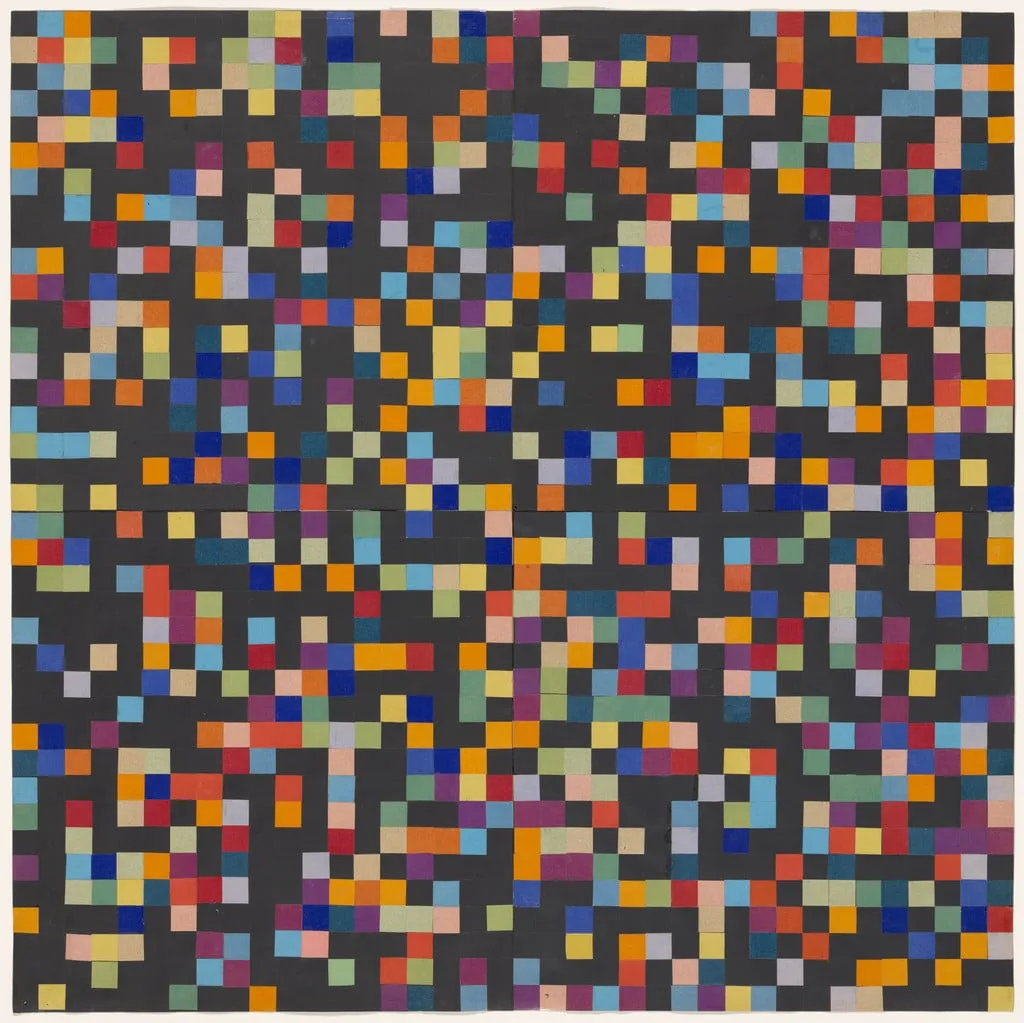 Untitled, by Ellsworth Kelly, graphite, 1951
