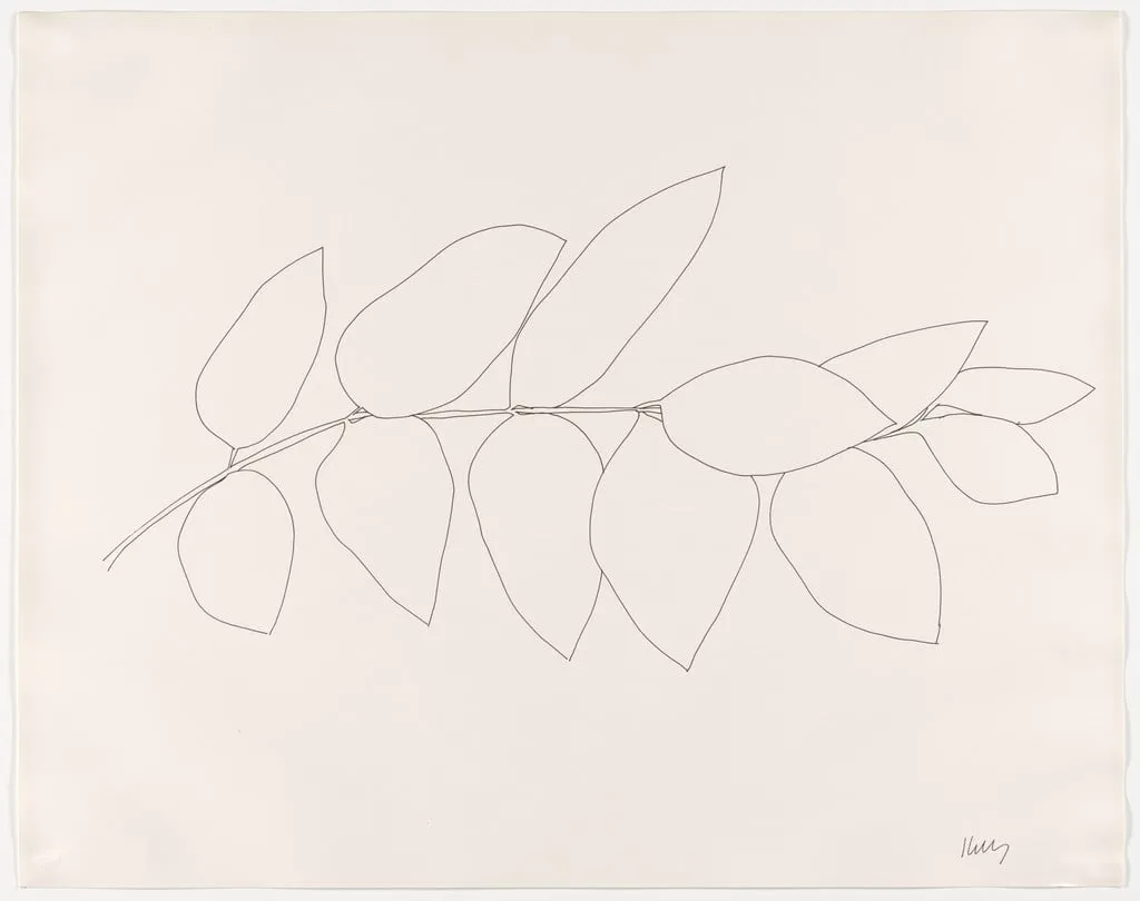 Untitled, by Ellsworth Kelly, ink, 1969
