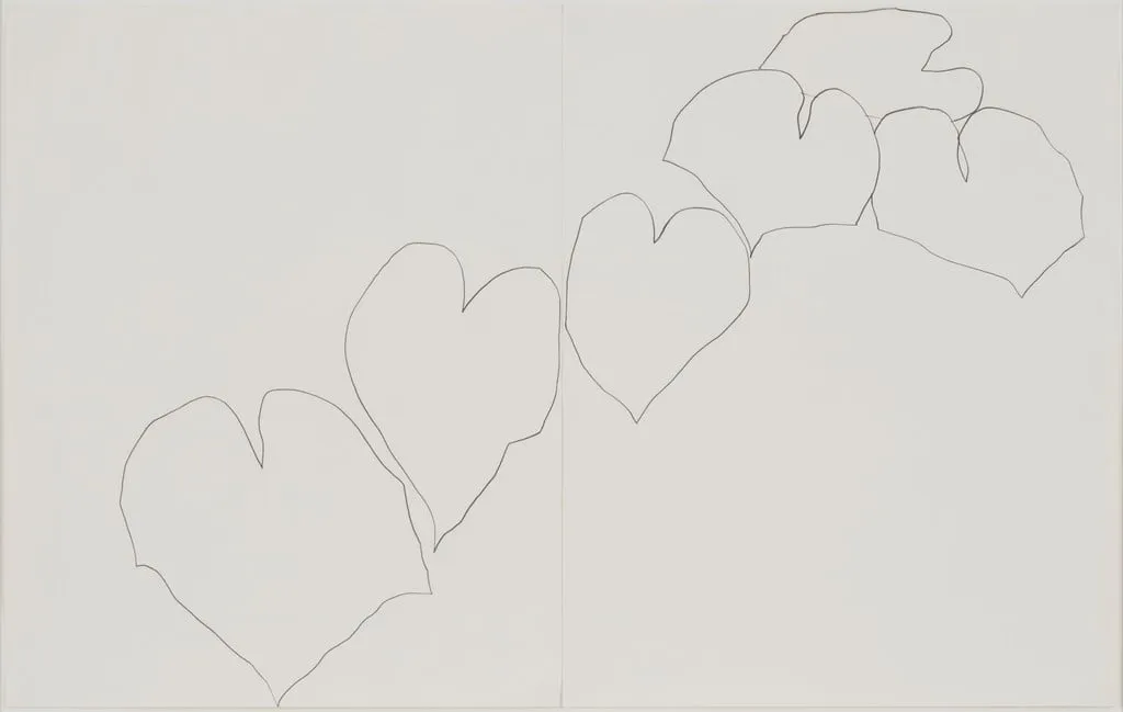Untitled, by Ellsworth Kelly, graphite, 1960