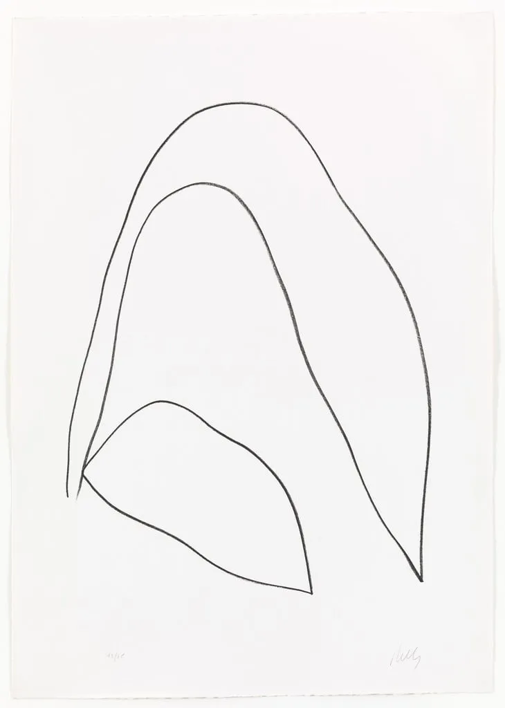 Untitled, by Ellsworth Kelly, ink, 1964