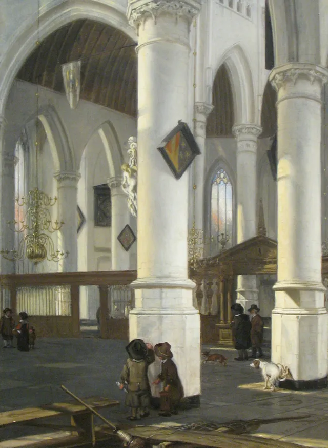 Interior of the Oude Kerk, Delft