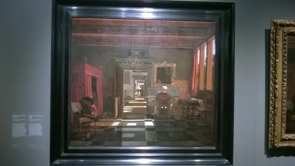 Interior with a Woman playing a Virginal