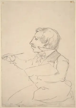 Eastman Johnson Sketching