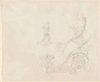 Studies of Fountain Decorations