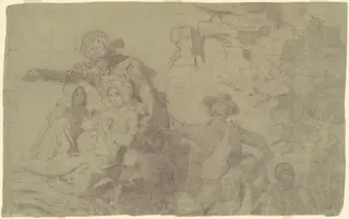 Study for "Westward the Course of Empire Takes Its Way"