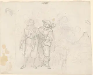 Two Cavaliers [recto]