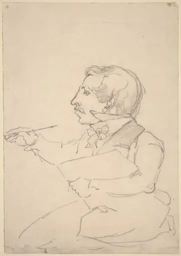 Eastman Johnson Sketching, by Emanuel Leutze