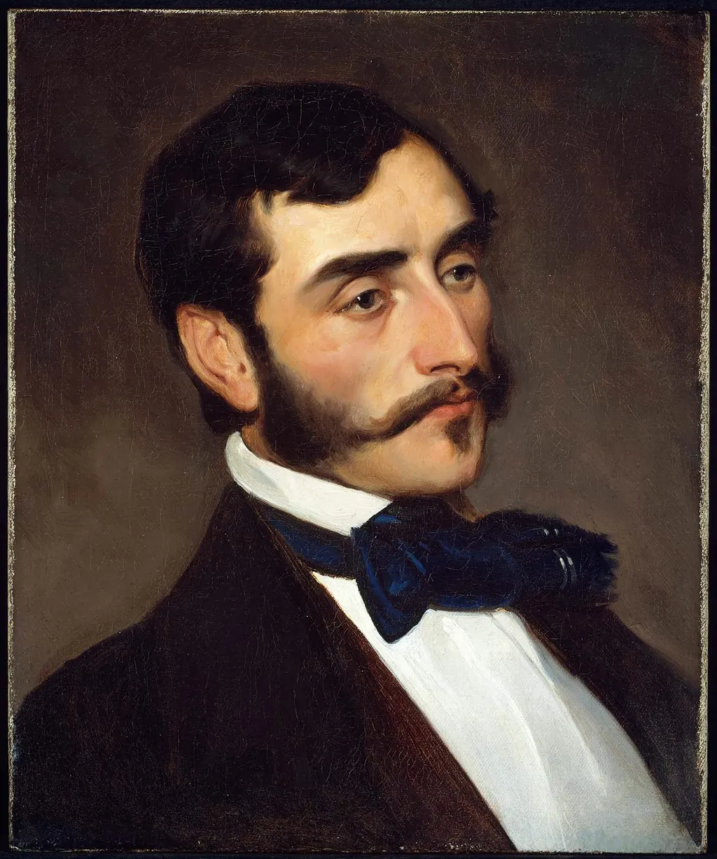 William Morris Hunt, by Emanuel Leutze, oil, 1845