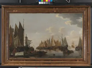 Embarkation of Troops on a Dutch River