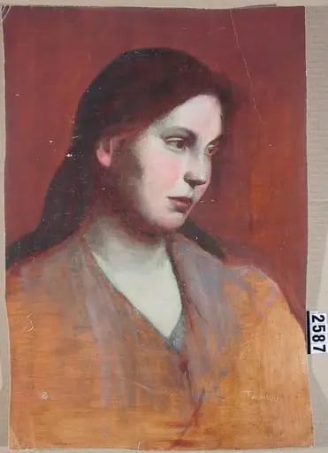 Femeie tânără, by Emerich Tamás