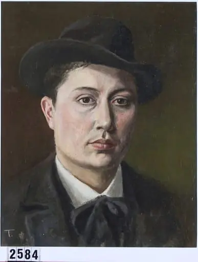 Portret de bărbat cu pălărie, by Emerich Tamás