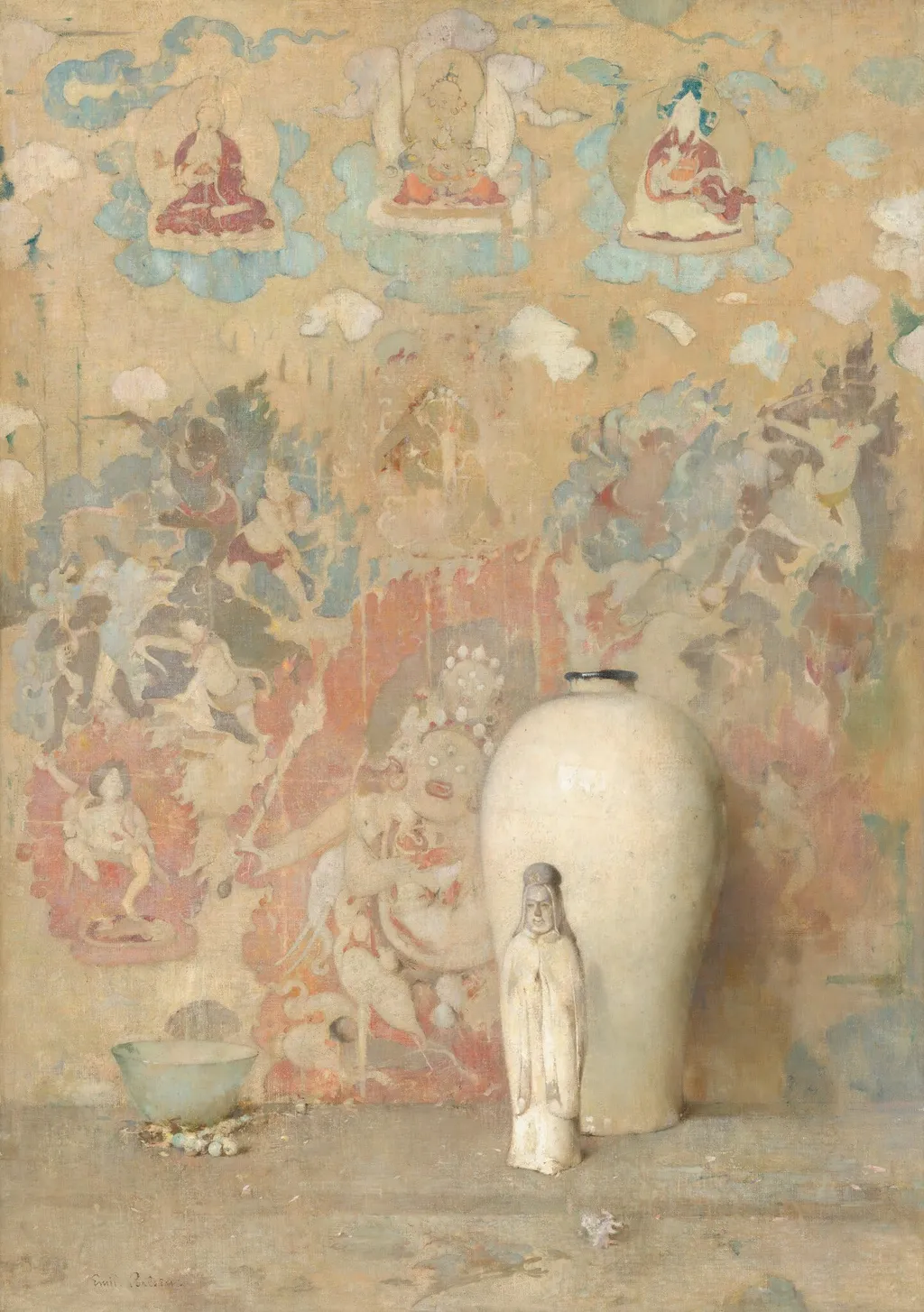 The Picture from Thibet, by Emil Carlsen, oil, 1920