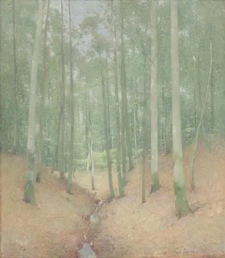 Wood Interior, by Emil Carlsen