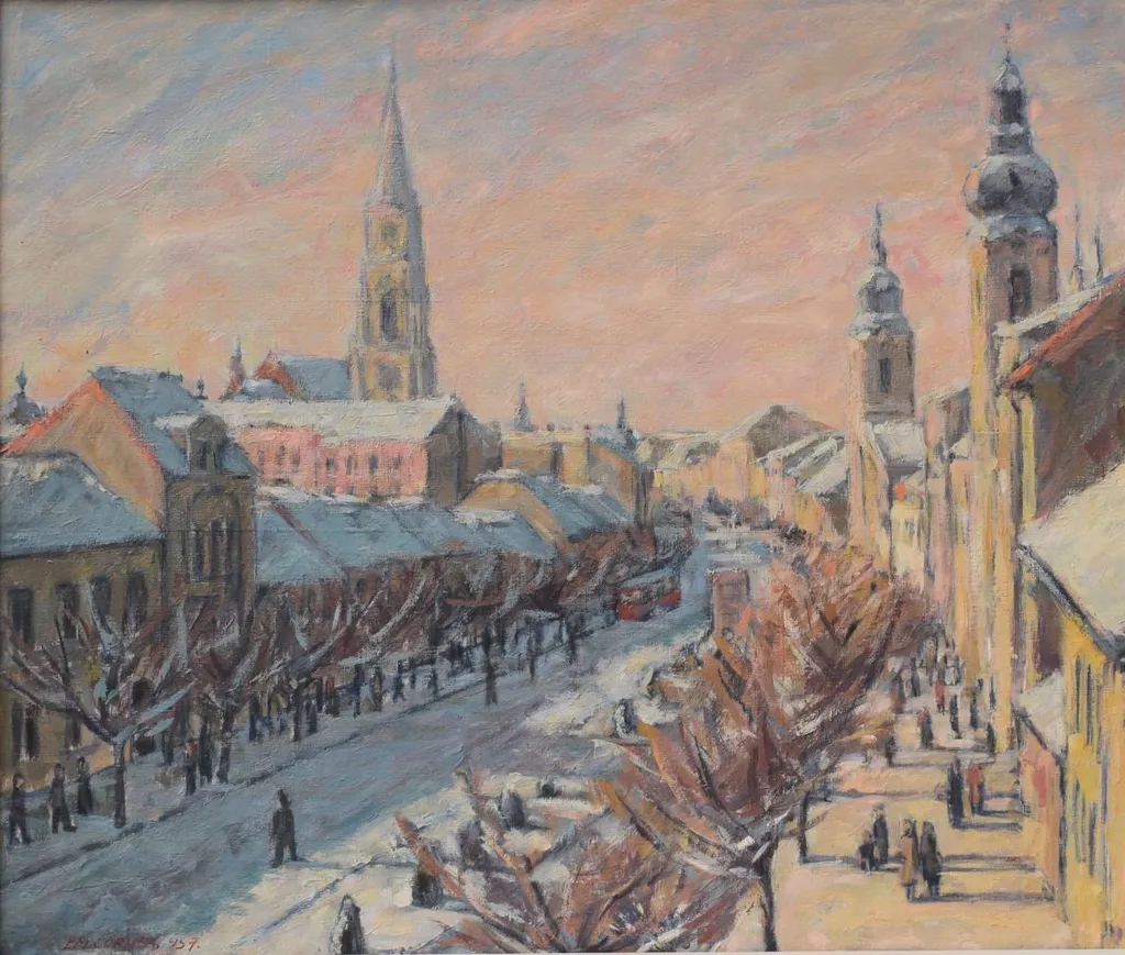 Stradă din Cluj, by Emil Cornea, unspecified, 950