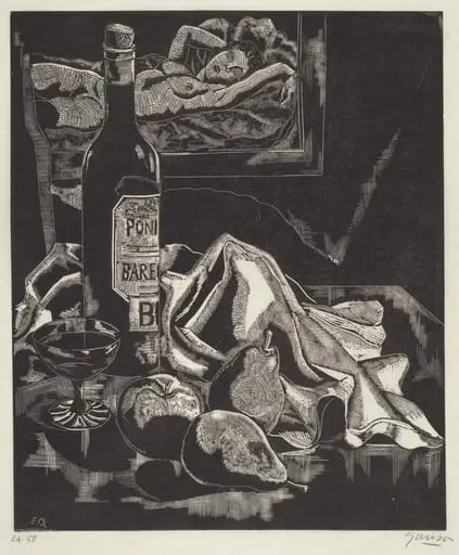 Still Life With Figure, by Emil Ganso