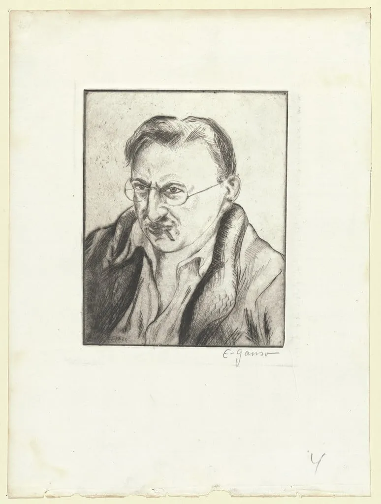 Untitled, by Emil Ganso, ink, 1928