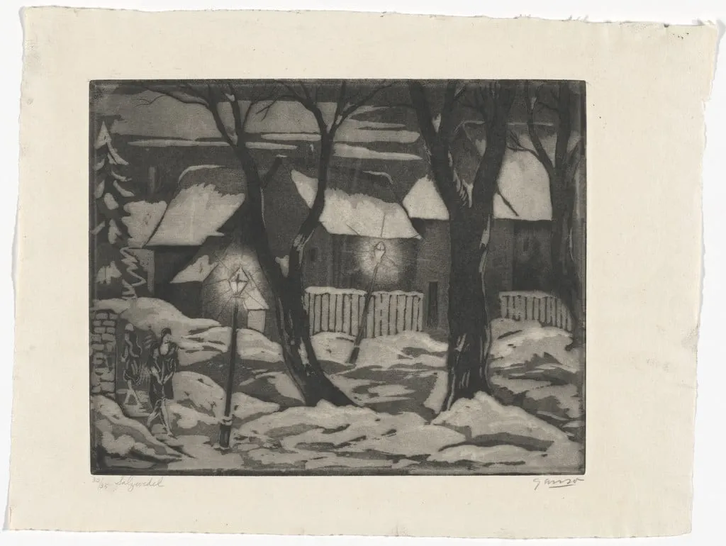 Untitled, by Emil Ganso, ink, 1930