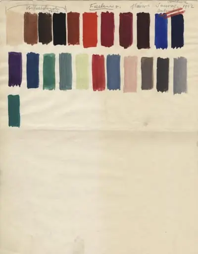 Skizze Farben