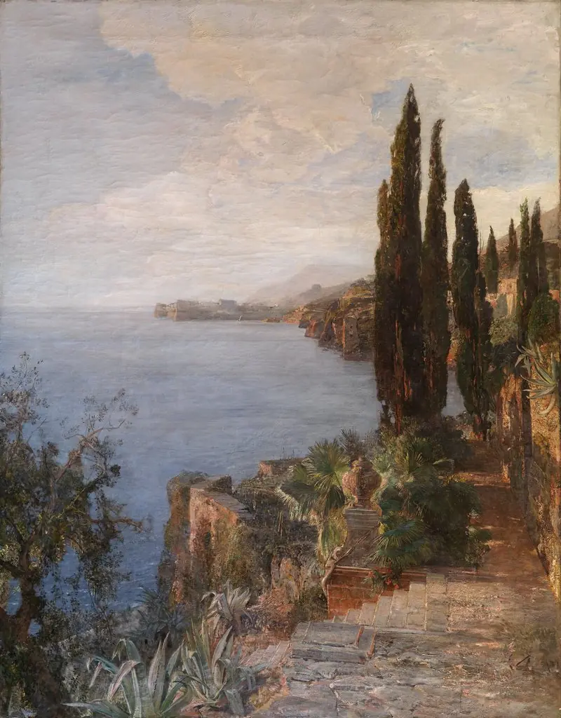 An der dalmatinischen Küste bei Ragusa, by Emil Jakob Schindler