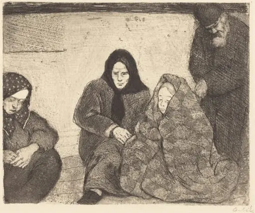 Emigrants, by Emil Orlik