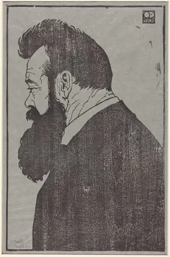Ferdinand Hodler, by Emil Orlik