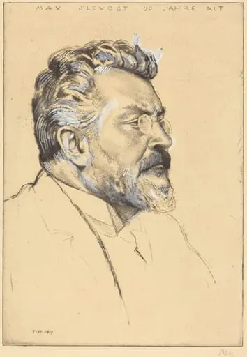 Max Slevogt, by Emil Orlik