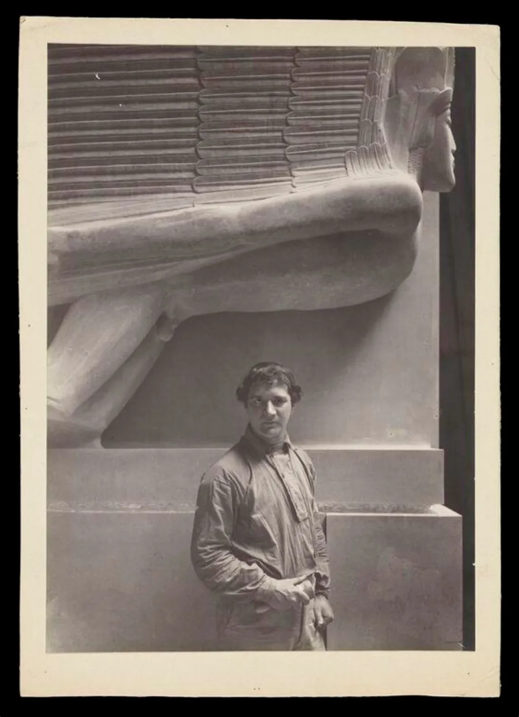 Jacob Epstein, by Emil Otto Hoppé, photographic, 1912