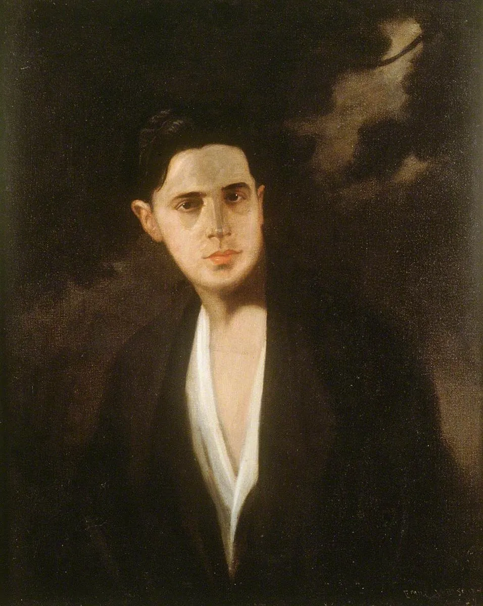 Ivor Novello (David Ivor Davies) (1893–1951), by Emil Veresmith, oil, 1924