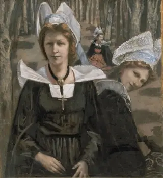 Bretonnes, by Émile Bernard, 1940