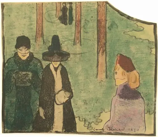 La Promenade, by Émile Bernard