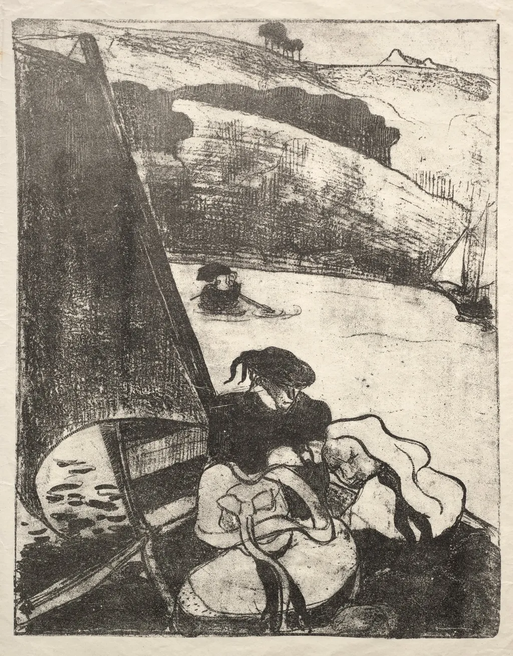 Les Bretonneries: The Return from the Pilgrimage (Le Retour du Pardon), by Émile Bernard, 1889