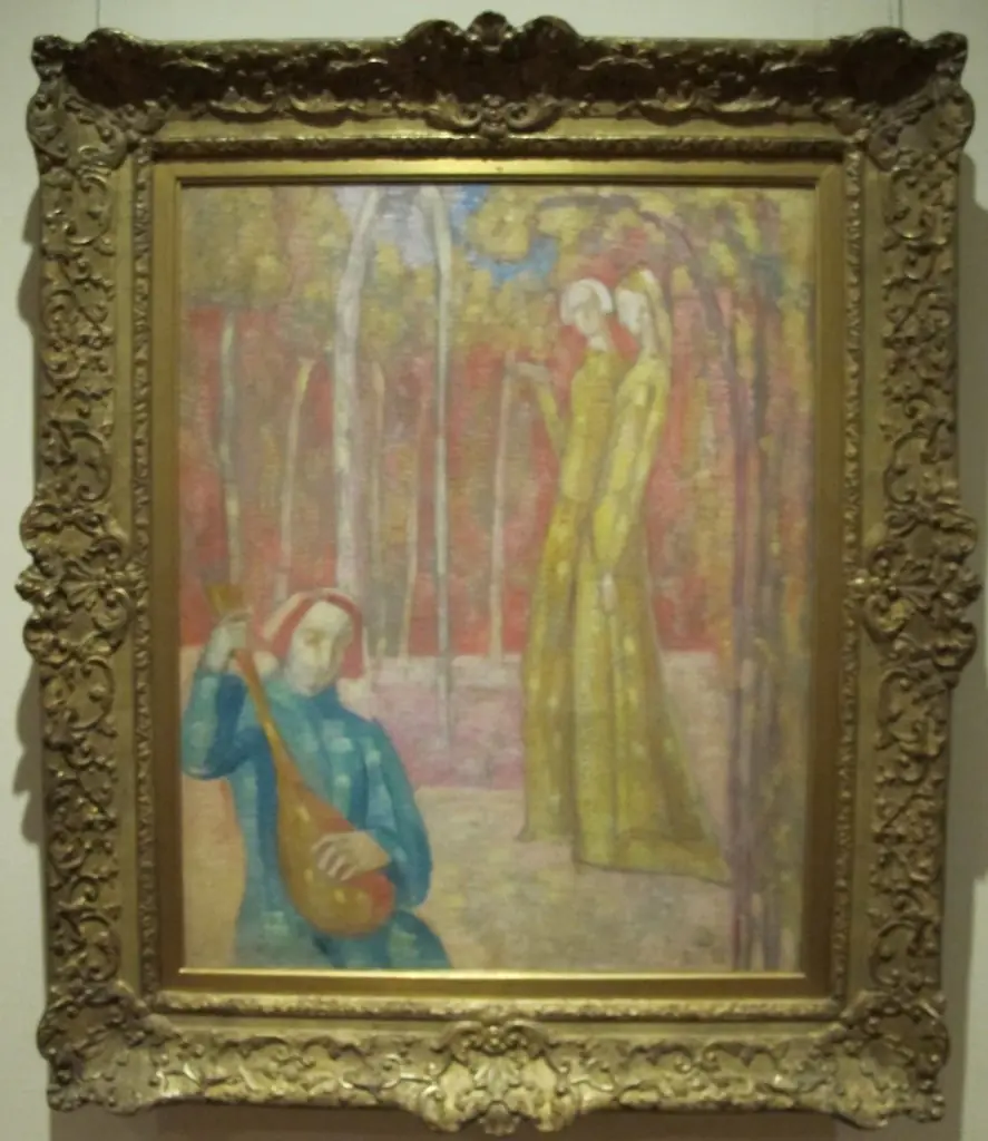 Self-Portrait as a Troubadour, by Émile Bernard