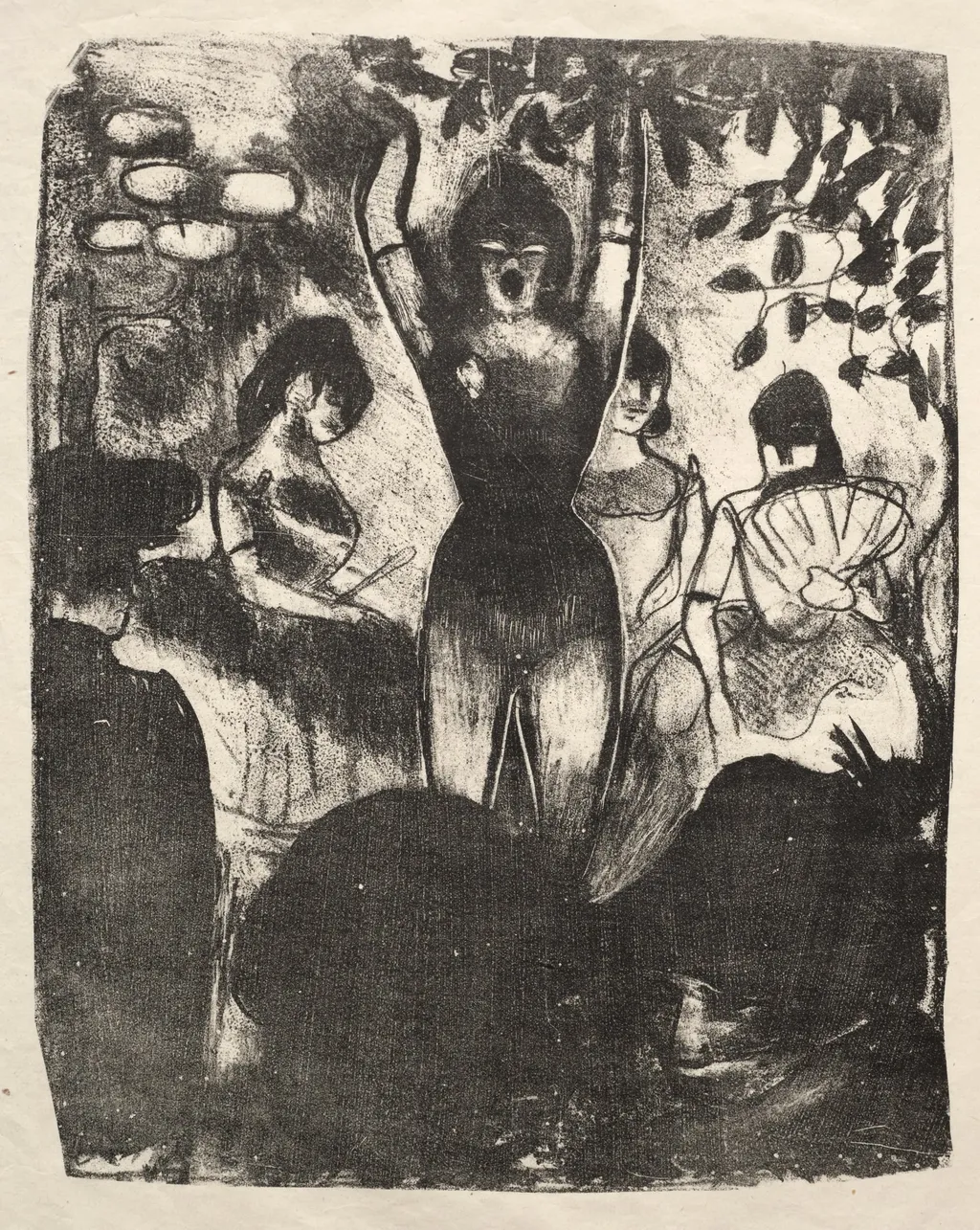 Singer at the Café-Concert, by Émile Bernard, 1888