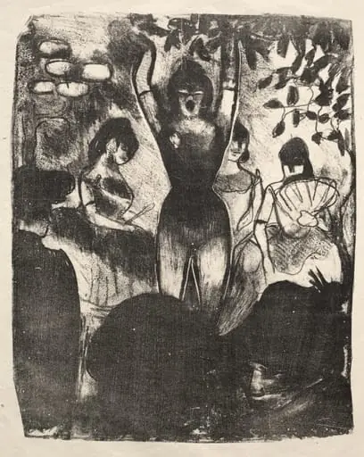 Singer at the Café-Concert, by Émile Bernard