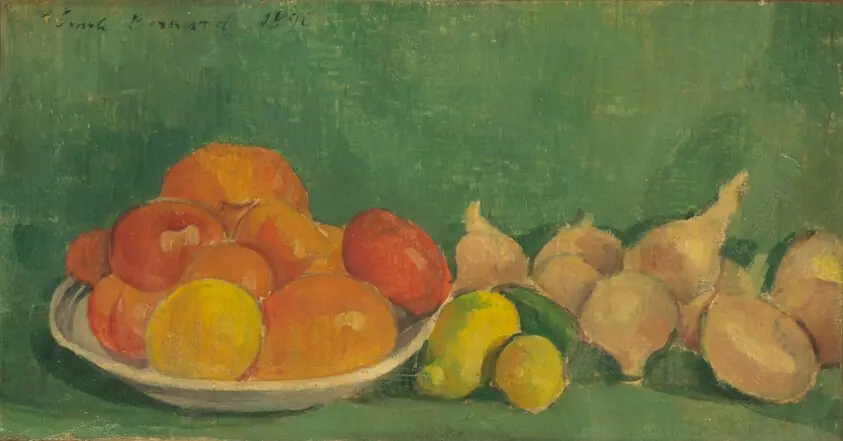 Still Life with Fruit, by Émile Bernard