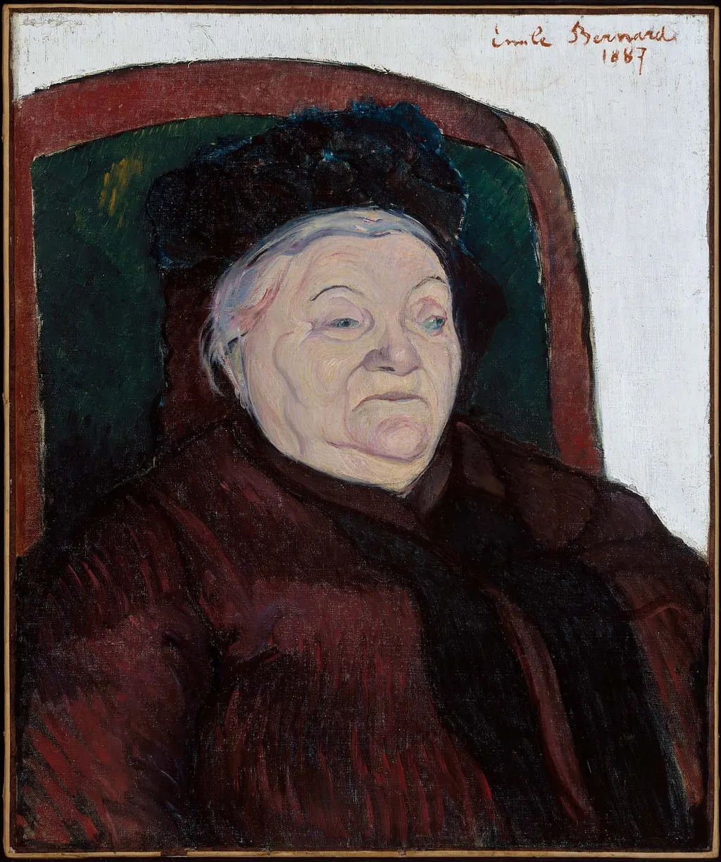 The Artist's Grandmother, by Émile Bernard, oil, 1894