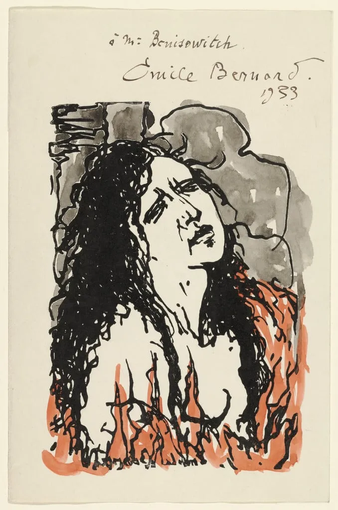 Untitled, by Émile Bernard, watercolor, 1933