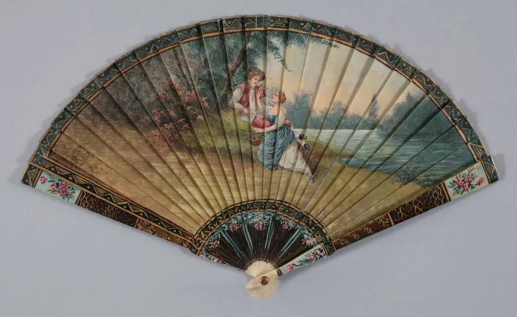 Eventail brisé, by Emile Buissot, unspecified, 1900