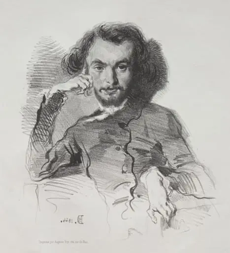 Charles Pierre Baudelaire, by Émile Isidore Deroy